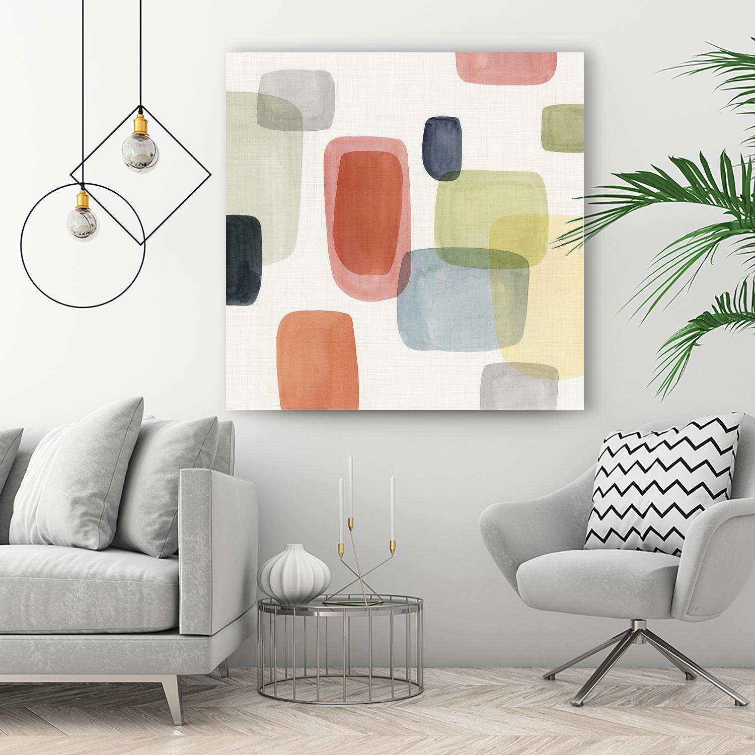 Commerce II by Isabelle Z on GIANT ART - red abstract