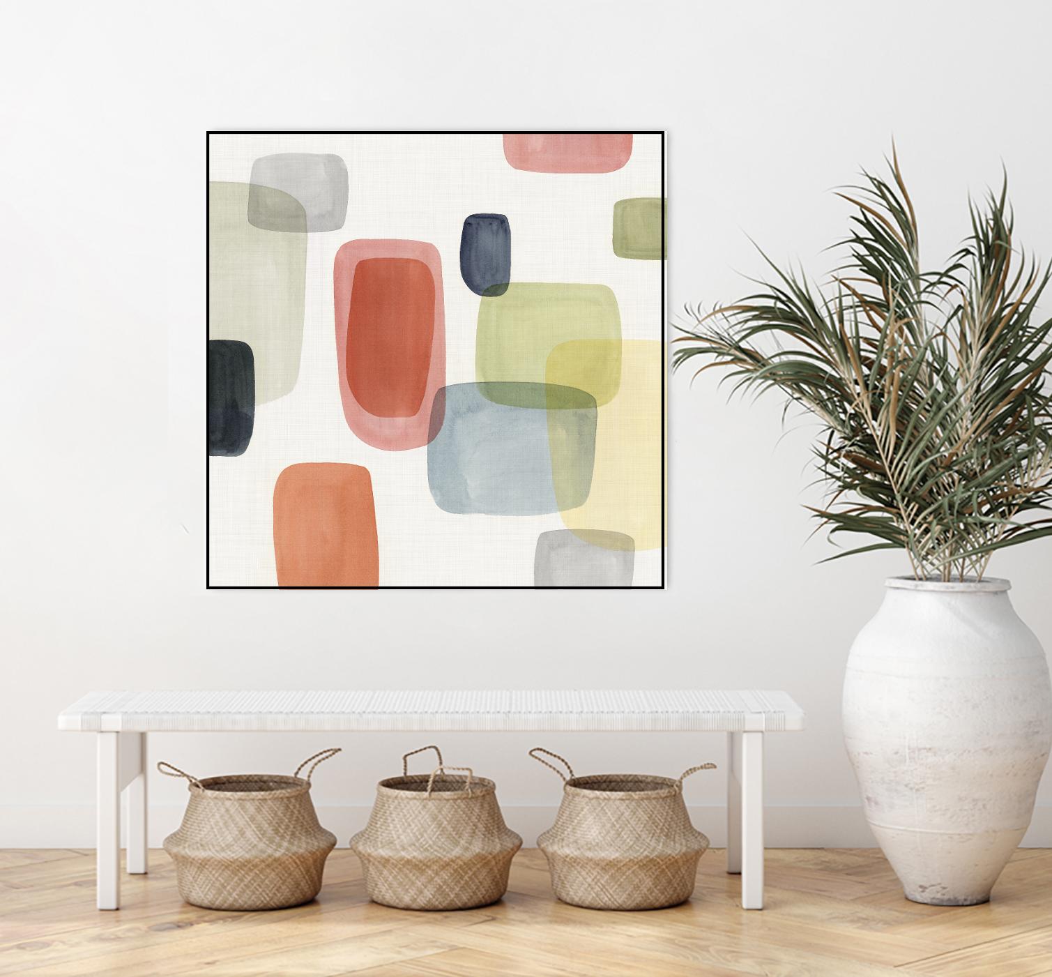 Commerce II by Isabelle Z on GIANT ART - red abstract