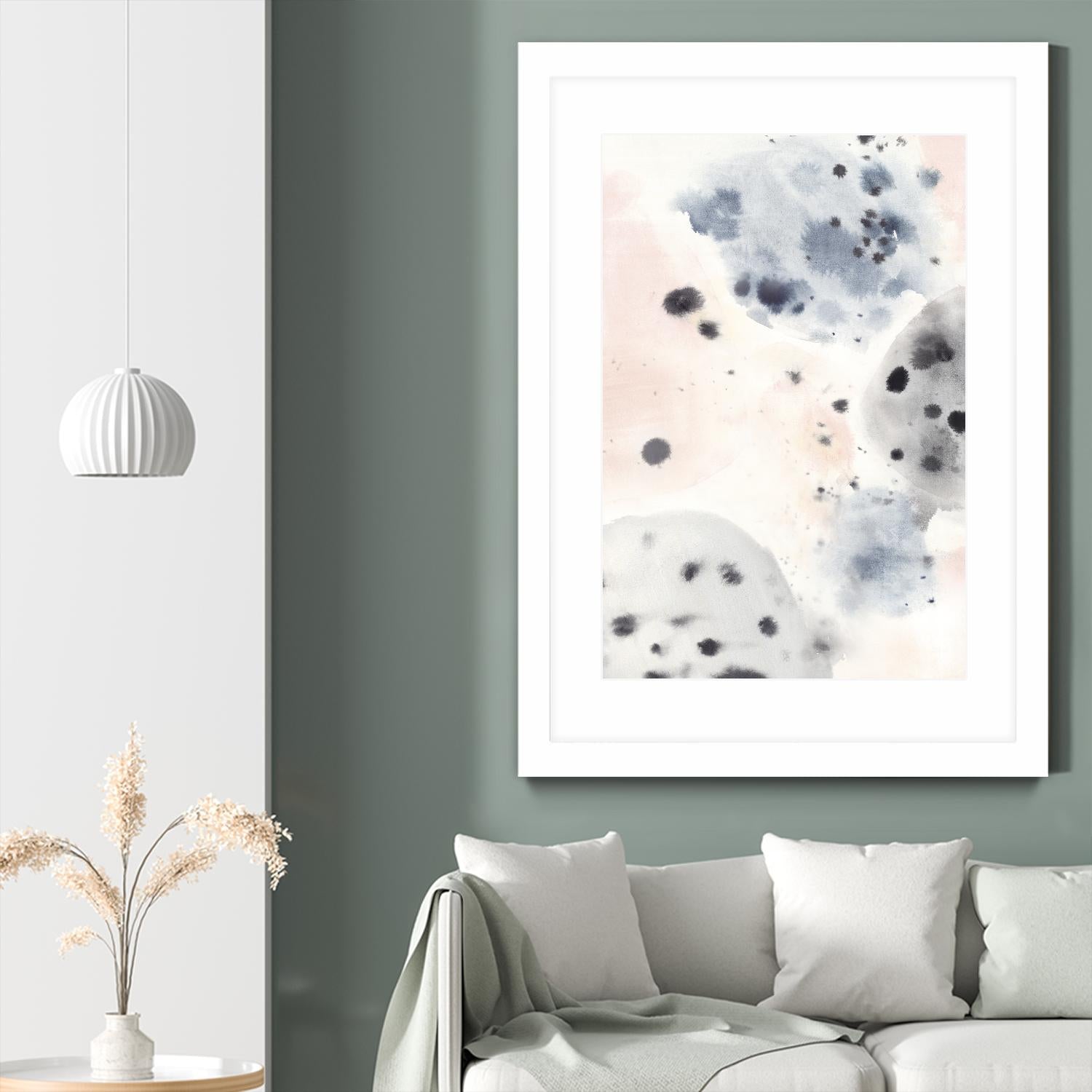 Islands I by Isabelle Z on GIANT ART - black abstract