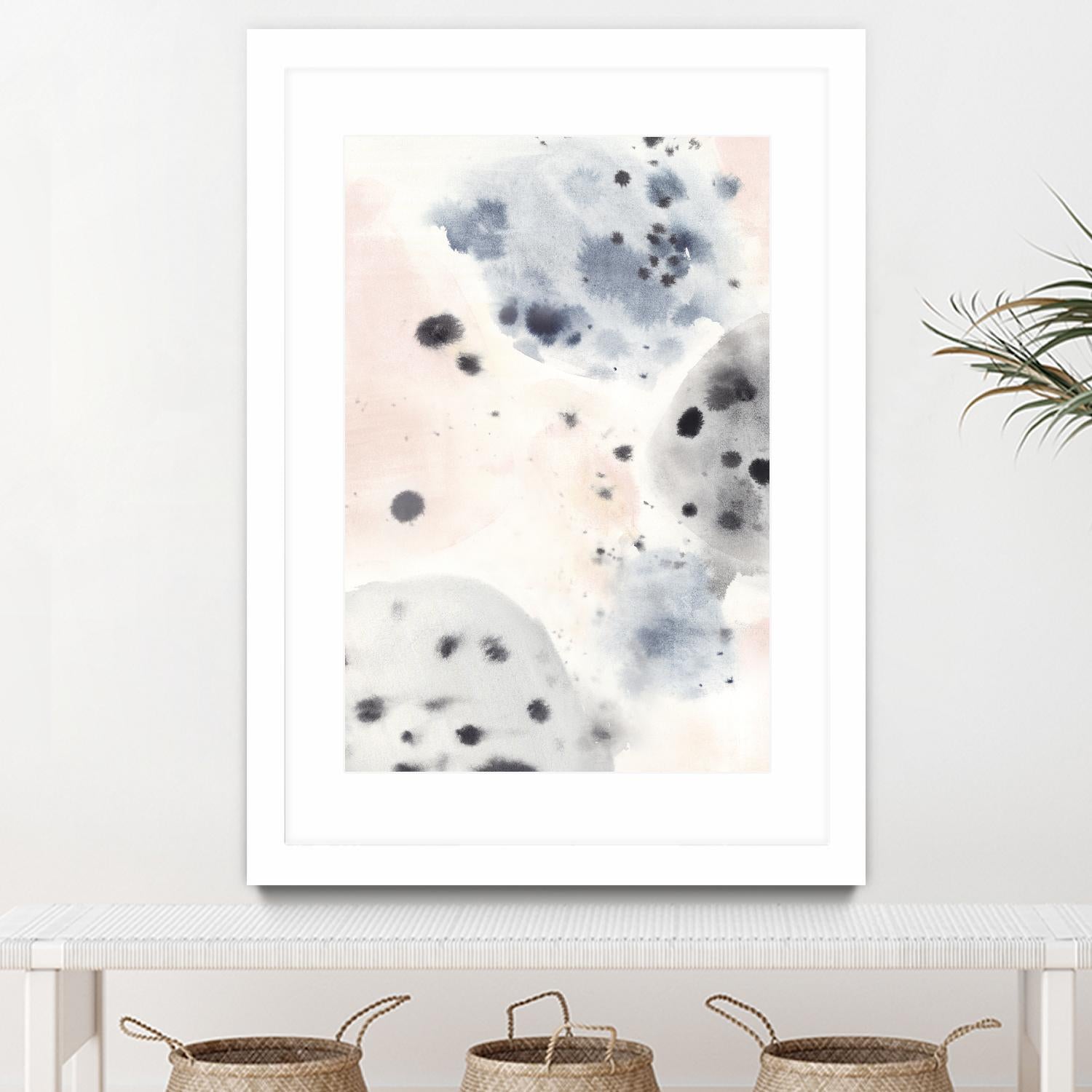 Islands I by Isabelle Z on GIANT ART - black abstract