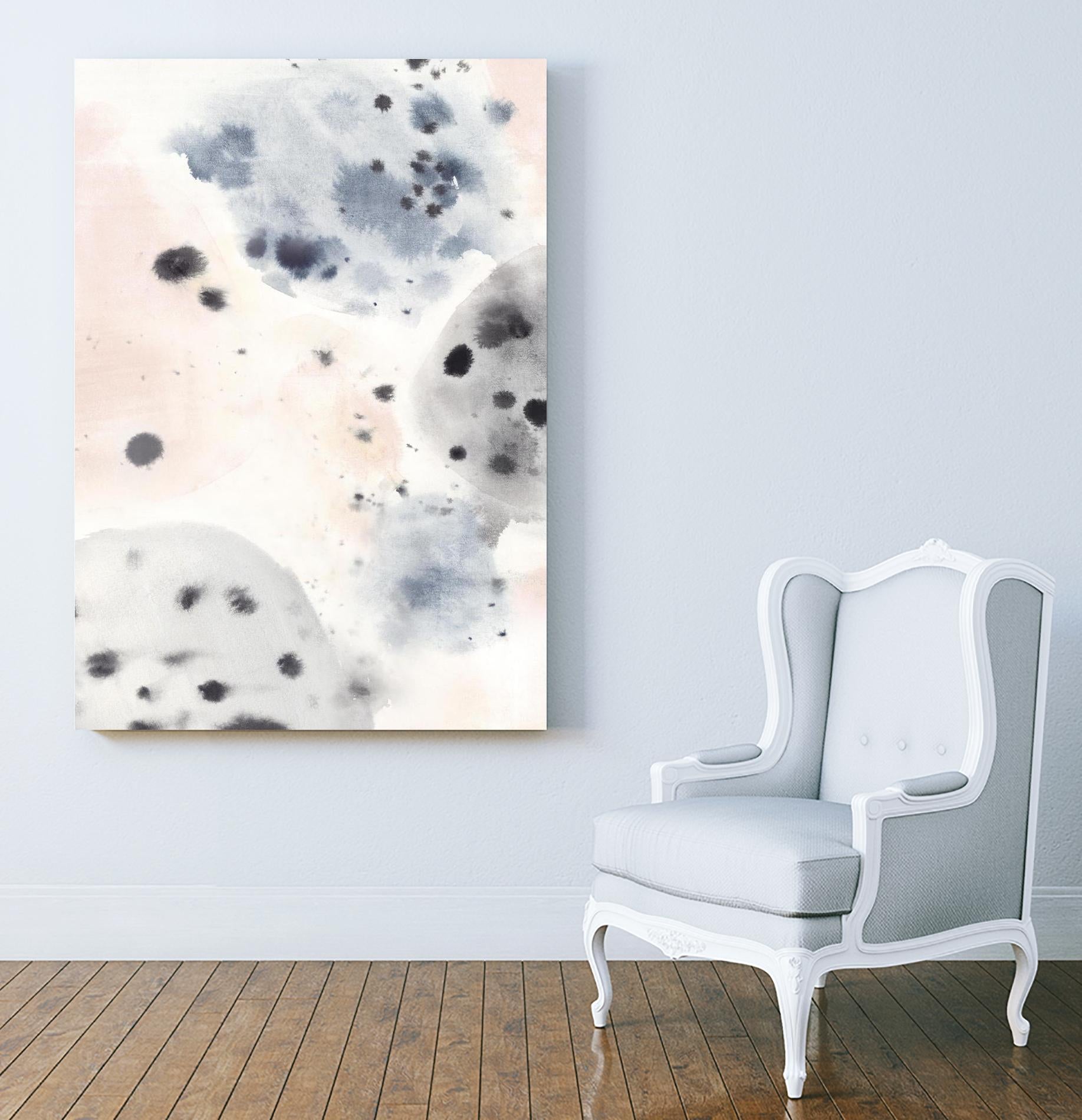 Islands I by Isabelle Z on GIANT ART - black abstract