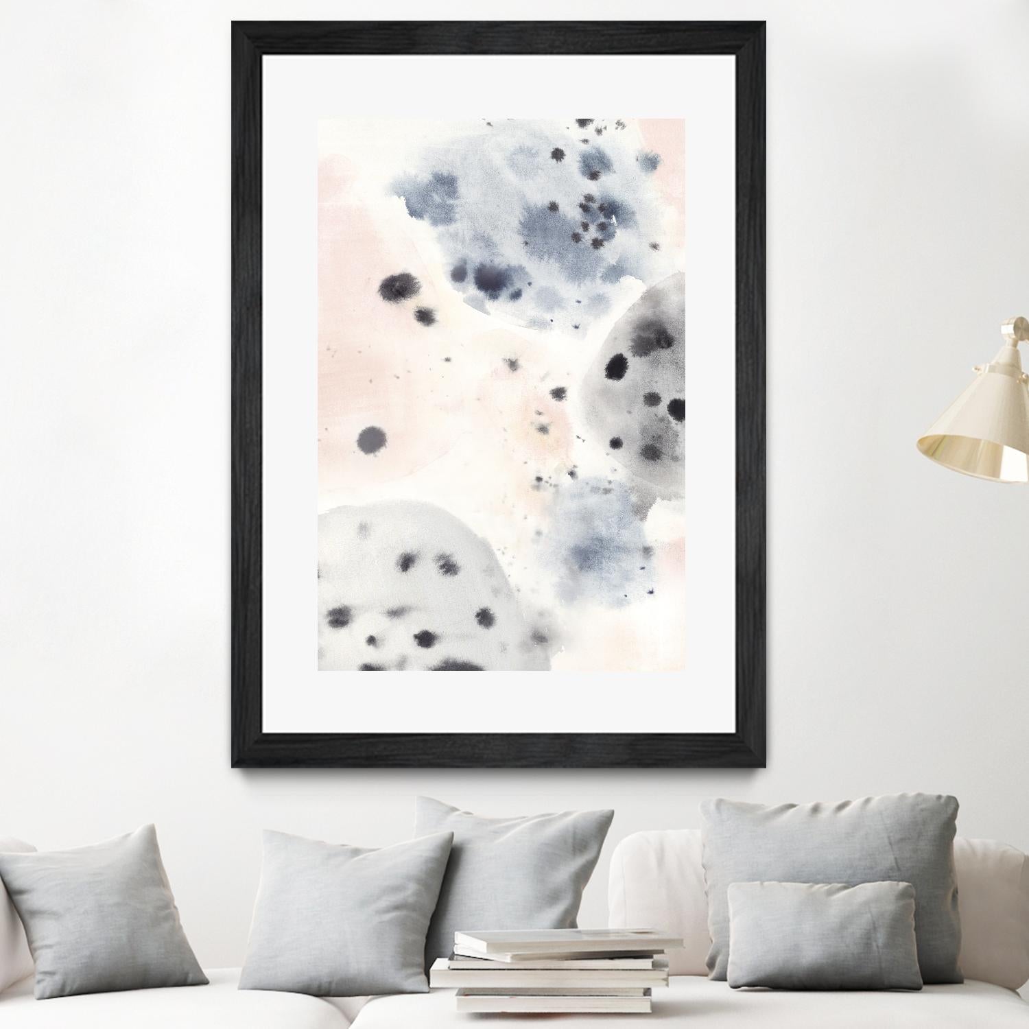 Islands I by Isabelle Z on GIANT ART - black abstract