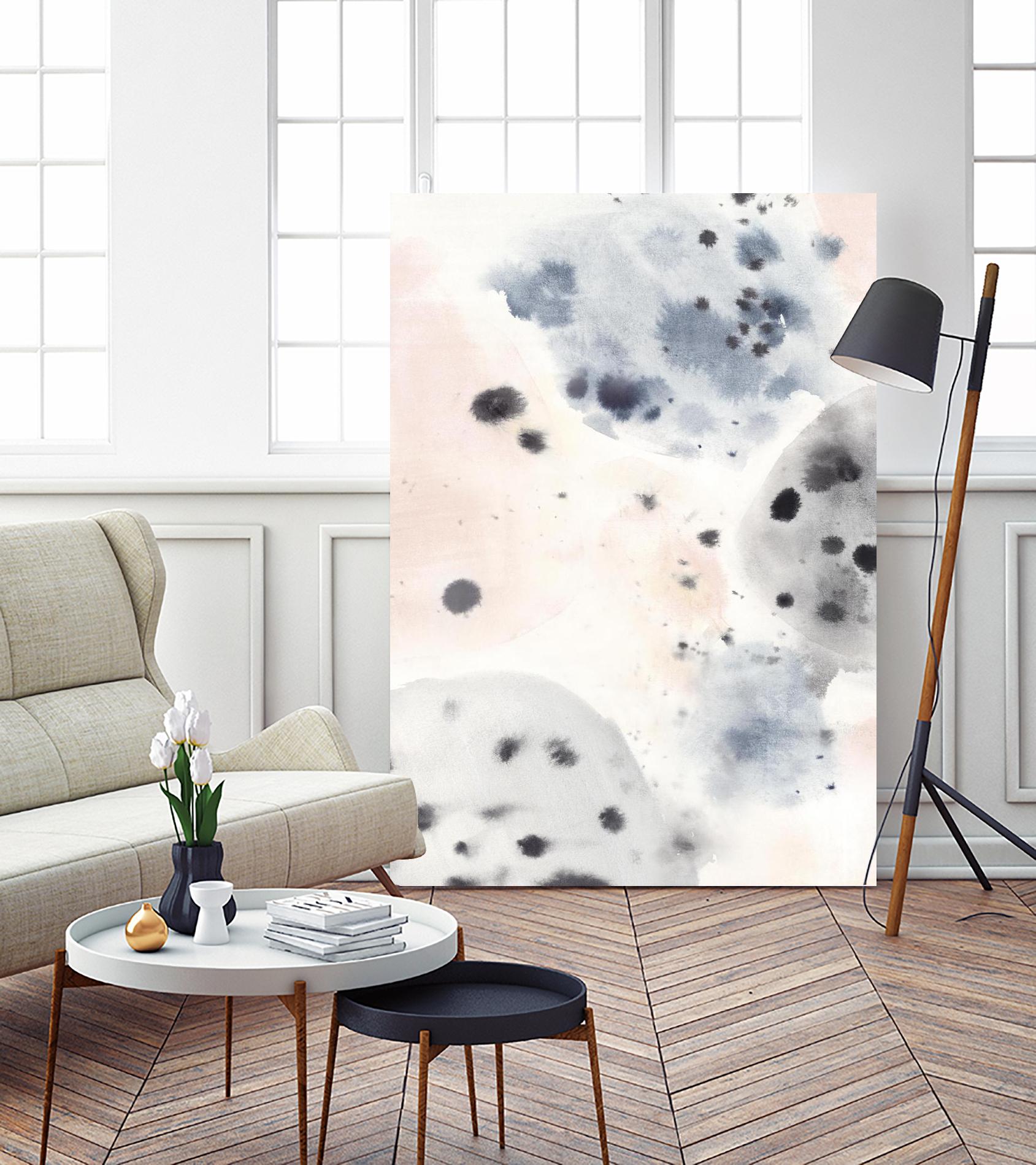 Islands I by Isabelle Z on GIANT ART - black abstract
