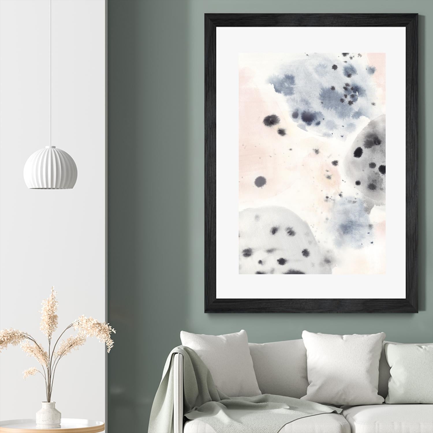 Islands I by Isabelle Z on GIANT ART - black abstract