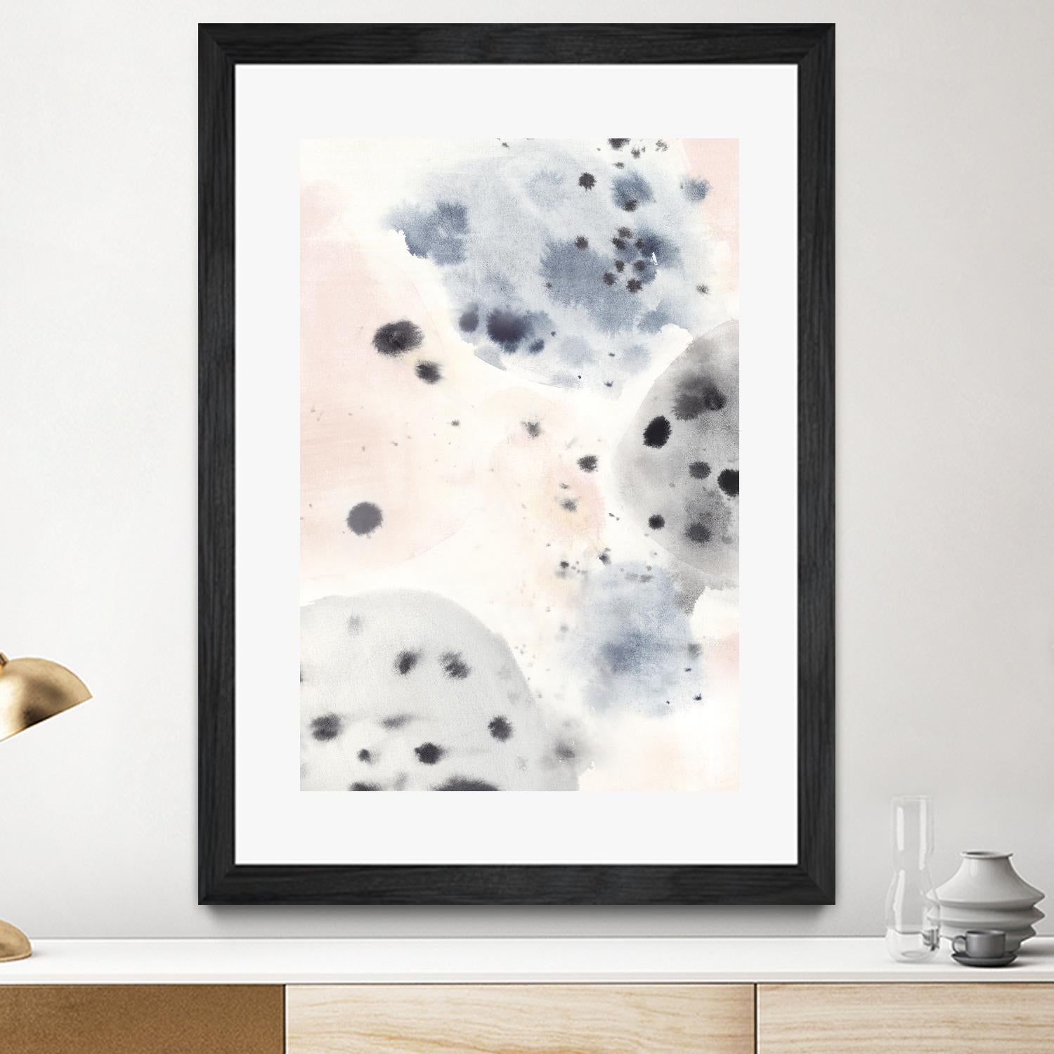 Islands I by Isabelle Z on GIANT ART - black abstract