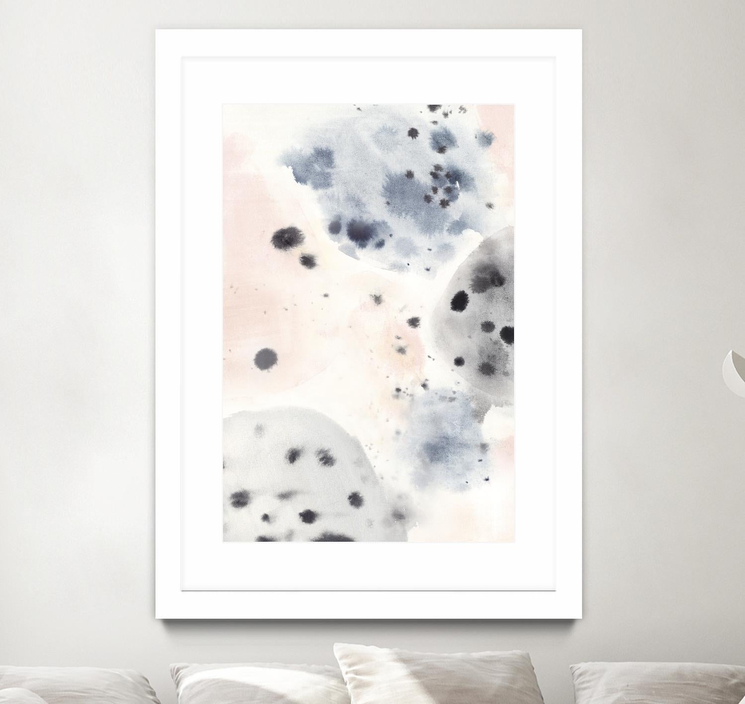 Islands I by Isabelle Z on GIANT ART - black abstract