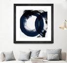 Deep Eternity by Isabelle Z on GIANT ART - blue black & white round
