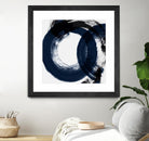Deep Eternity by Isabelle Z on GIANT ART - blue black & white round