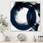 Deep Eternity by Isabelle Z on GIANT ART - blue black & white round