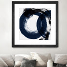 Deep Eternity by Isabelle Z on GIANT ART - blue black & white round