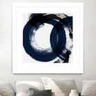Deep Eternity by Isabelle Z on GIANT ART - blue black & white round