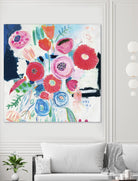 Fresh Florals II by Farida Zaman on GIANT ART - white floral