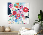 Fresh Florals II by Farida Zaman on GIANT ART - white floral