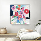 Fresh Florals II by Farida Zaman on GIANT ART - white floral