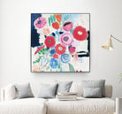 Fresh Florals II by Farida Zaman on GIANT ART - white floral