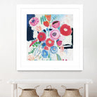 Fresh Florals II by Farida Zaman on GIANT ART - white floral