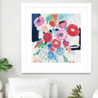 Fresh Florals II by Farida Zaman on GIANT ART - white floral