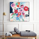 Fresh Florals II by Farida Zaman on GIANT ART - white floral