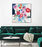Fresh Florals II by Farida Zaman on GIANT ART - white floral