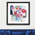 Fresh Florals II by Farida Zaman on GIANT ART - white floral