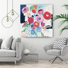 Fresh Florals II by Farida Zaman on GIANT ART - white floral