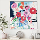Fresh Florals II by Farida Zaman on GIANT ART - white floral