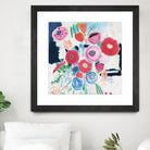 Fresh Florals II by Farida Zaman on GIANT ART - white floral