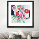 Fresh Florals II by Farida Zaman on GIANT ART - white floral