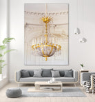 Versailles Chandelier III by Georgianna Lane on GIANT ART - gold architectural