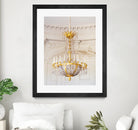 Versailles Chandelier III by Georgianna Lane on GIANT ART - gold architectural lustre