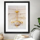 Versailles Chandelier III by Georgianna Lane on GIANT ART - gold architectural lustre