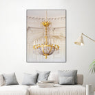 Versailles Chandelier III by Georgianna Lane on GIANT ART - gold architectural