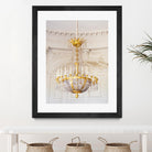 Versailles Chandelier III by Georgianna Lane on GIANT ART - gold architectural lustre