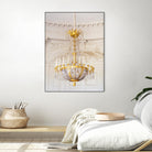 Versailles Chandelier III by Georgianna Lane on GIANT ART - gold architectural