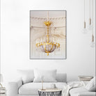 Versailles Chandelier III by Georgianna Lane on GIANT ART - gold architectural