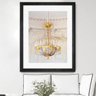 Versailles Chandelier III by Georgianna Lane on GIANT ART - gold architectural lustre