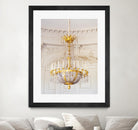 Versailles Chandelier III by Georgianna Lane on GIANT ART - gold architectural lustre