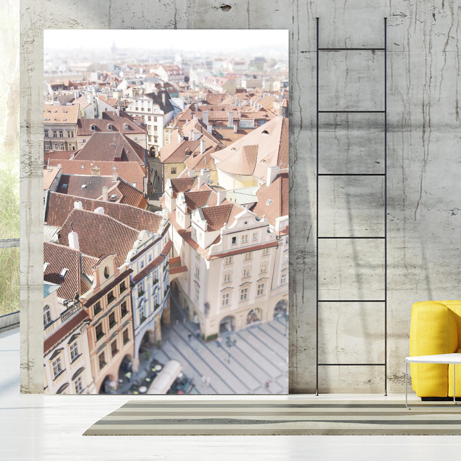Prague by Georgianna Lane on GIANT ART - white city scene