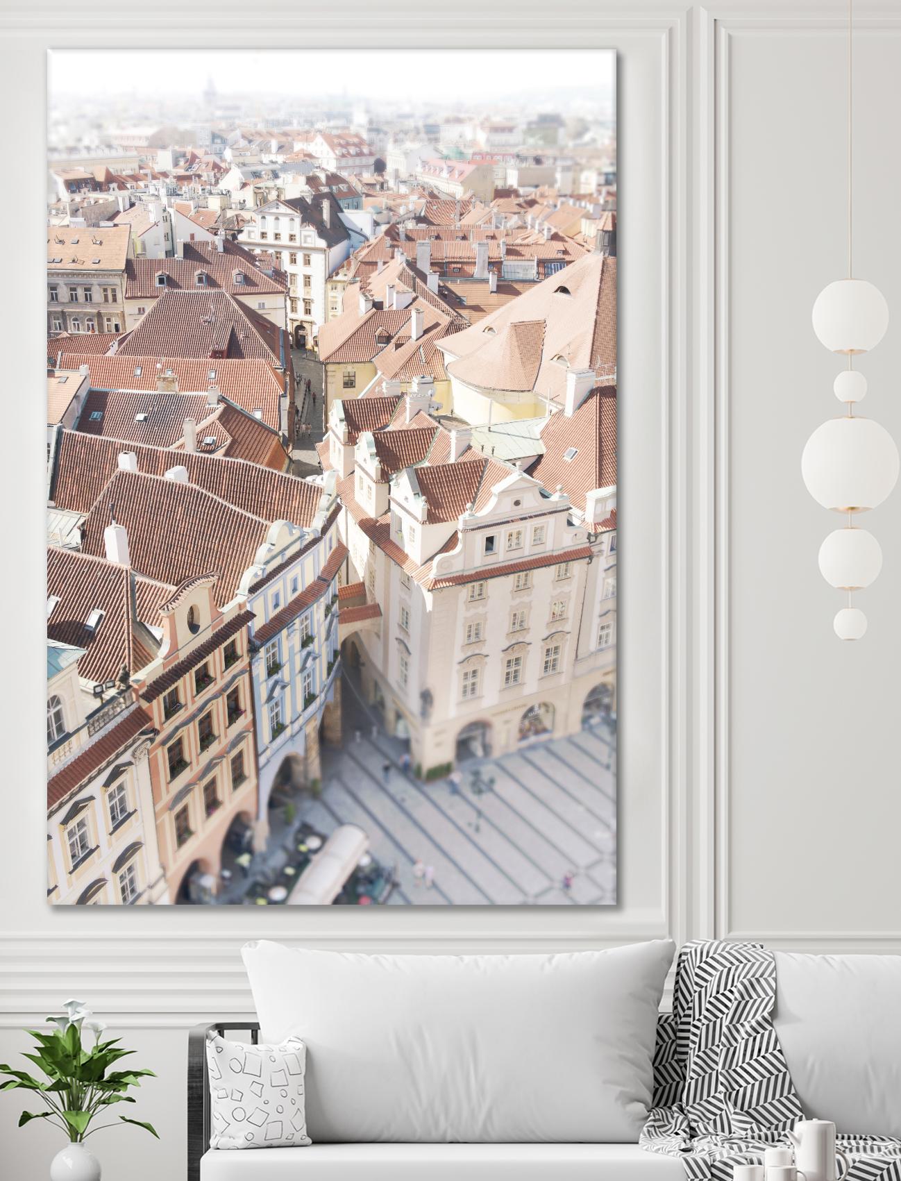Prague by Georgianna Lane on GIANT ART - white city scene