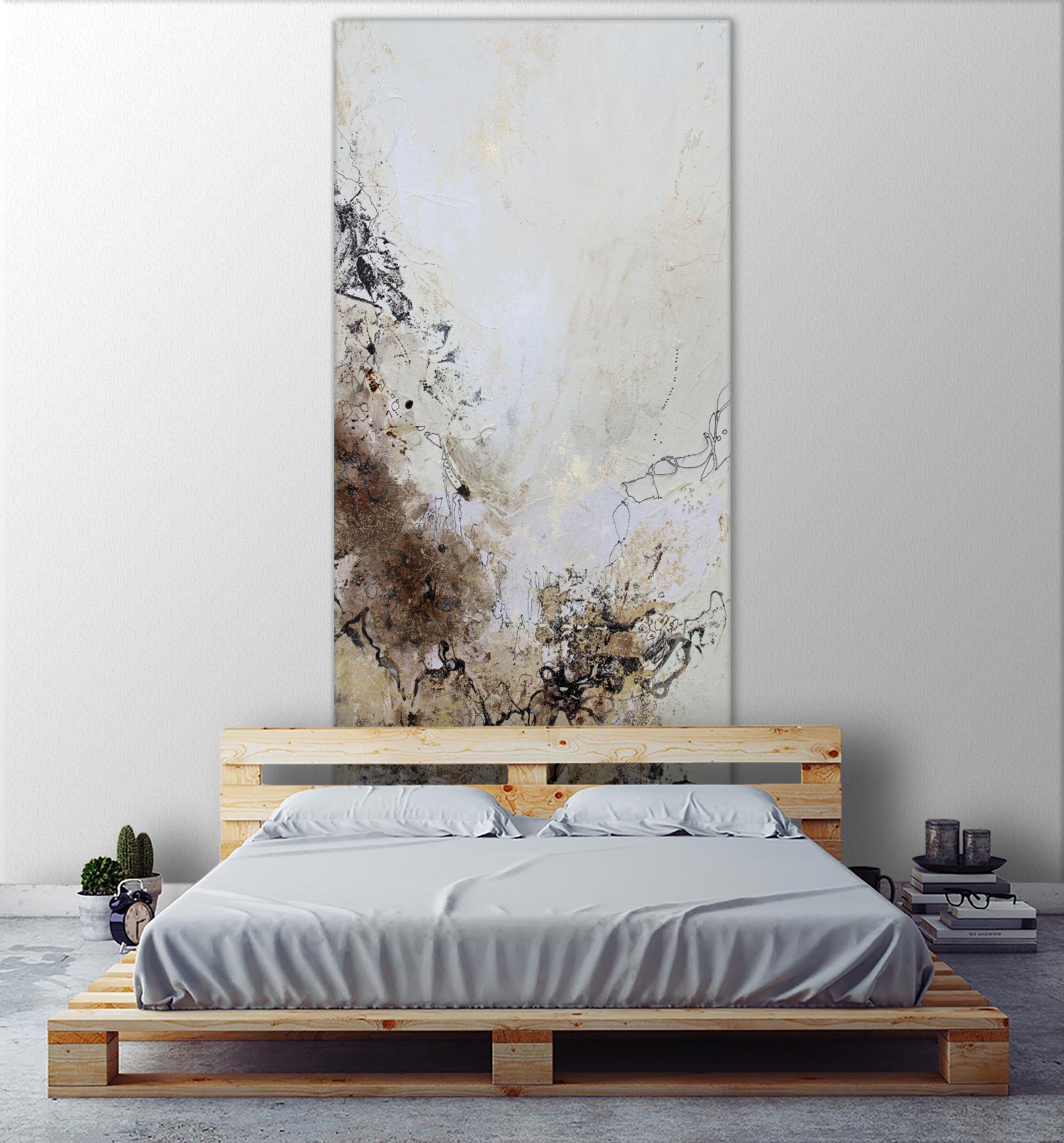 Stained II by Jennifer Gardner on GIANT ART - brown abstract