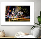Times Square Rays of Light VI by Guilliame Gaudet on GIANT ART - yellow city scene