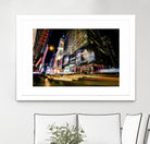 Times Square Rays of Light VI by Guilliame Gaudet on GIANT ART - yellow city scene