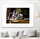 Times Square Rays of Light VI by Guilliame Gaudet on GIANT ART - yellow city scene