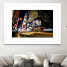 Times Square Rays of Light VI by Guilliame Gaudet on GIANT ART - yellow city scene