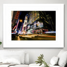 Times Square Rays of Light VI by Guilliame Gaudet on GIANT ART - yellow city scene