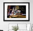 Times Square Rays of Light VI by Guilliame Gaudet on GIANT ART - yellow city scene