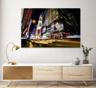 Times Square Rays of Light VI by Guilliame Gaudet on GIANT ART - yellow city scene