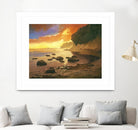 July Evening I by Graham Reynolds on GIANT ART - orange landscape