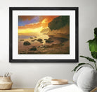 July Evening I by Graham Reynolds on GIANT ART - orange landscape