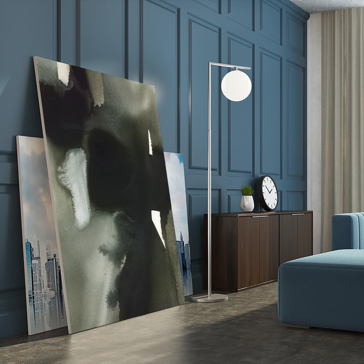 Midnight Abstract I by Bianka Guna on GIANT ART - white abstract